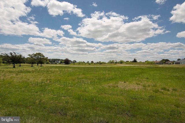 view of landscape featuring a rural view