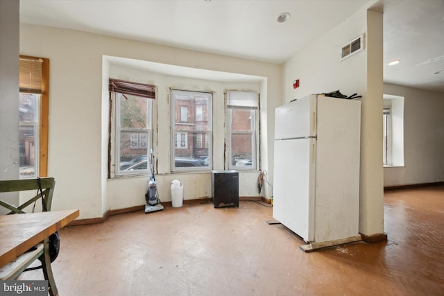 interior space with hardwood / wood-style floors