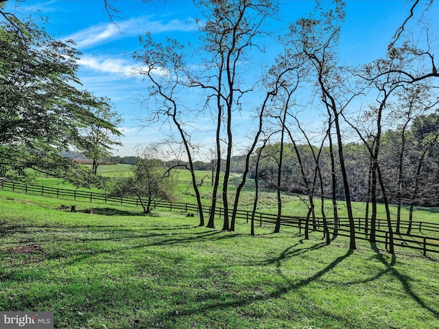 1414 Little Ln, Seven Valleys, PA 17360 - view of yard with a rural view and fence