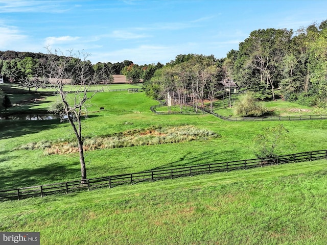 1414 Little Ln, Seven Valleys, PA 17360 - surrounding community featuring fence, a lawn, and a rural view