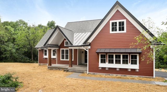 view of rear view of property