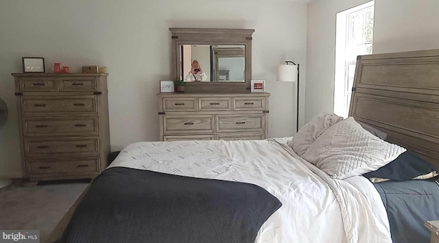 bedroom featuring carpet flooring