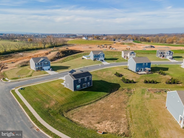 drone / aerial view featuring a rural view