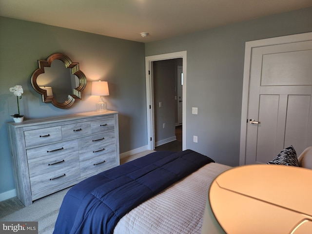 bedroom featuring carpet floors