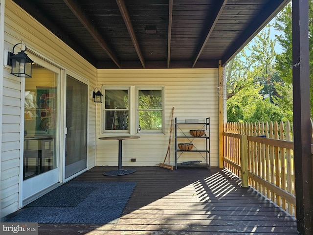 20826 Bivalve Wharf Rd, Bivalve, MD 21814 - view of wooden deck