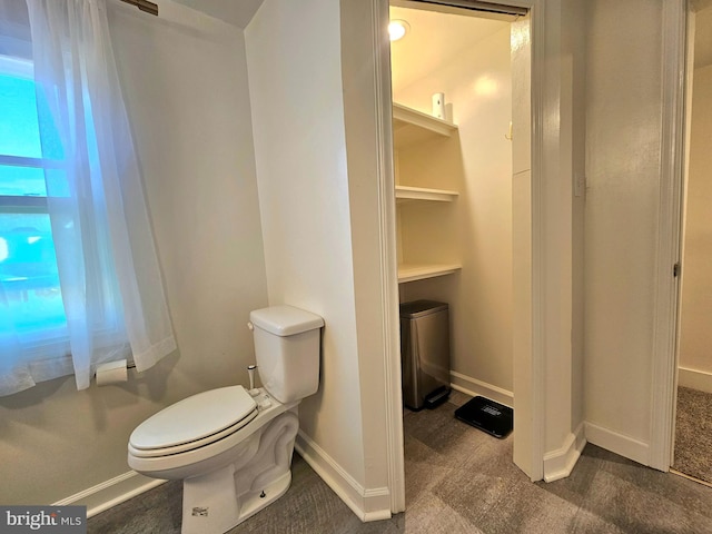 20826 Bivalve Wharf Rd, Bivalve, MD 21814 - bathroom with toilet and baseboards