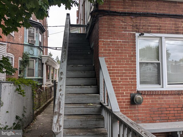 view of stairs