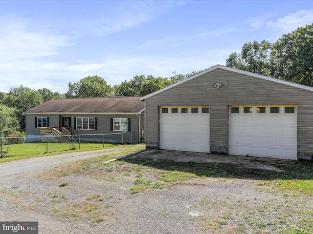 view of ranch-style home