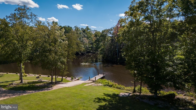 property view of water