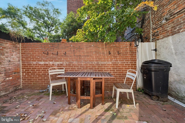 view of patio