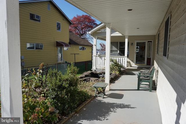 view of patio / terrace featuring a porch