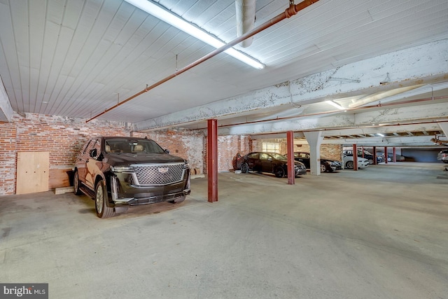 view of parking deck