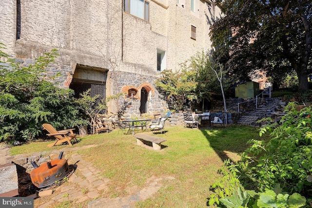 view of yard