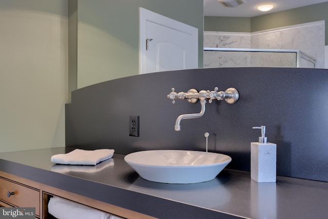 bathroom with a sink
