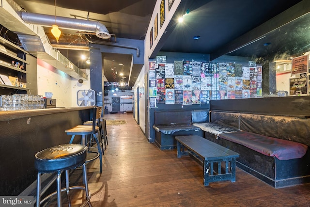 interior space featuring hardwood / wood-style flooring