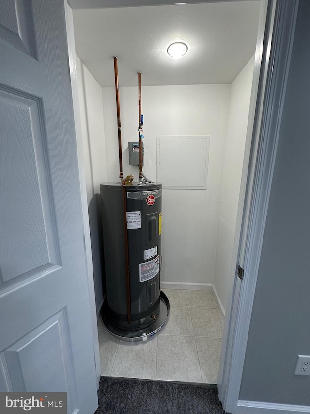 utilities featuring electric water heater