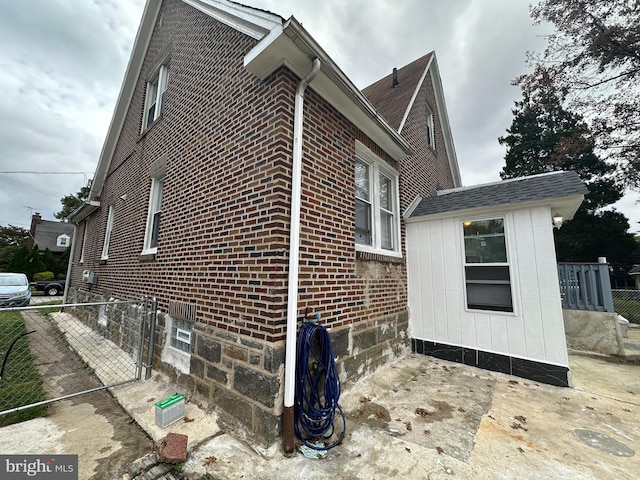 view of home's exterior featuring a patio area