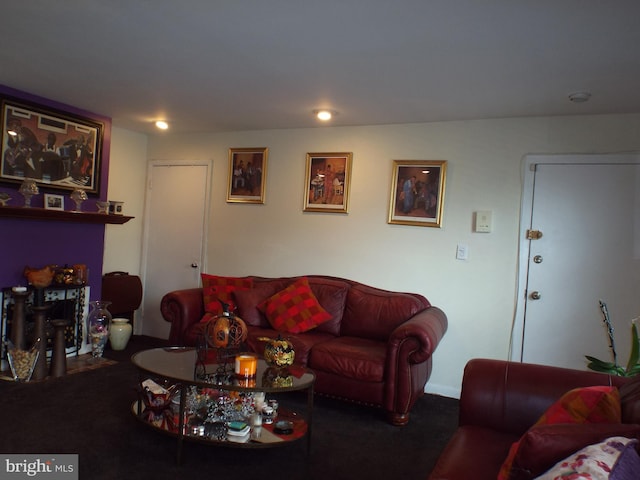 view of living room