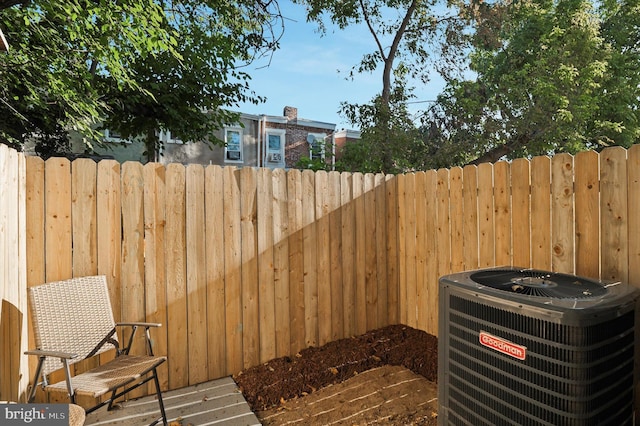 view of patio with central air condition unit