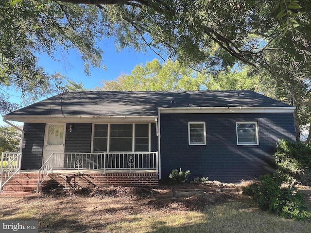 view of front of house with a porch