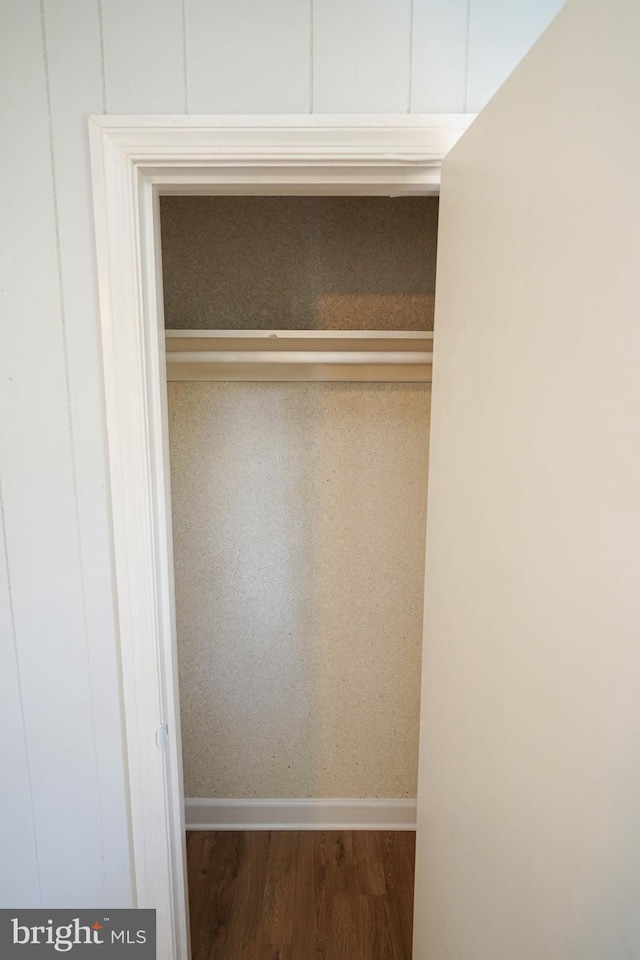 view of closet