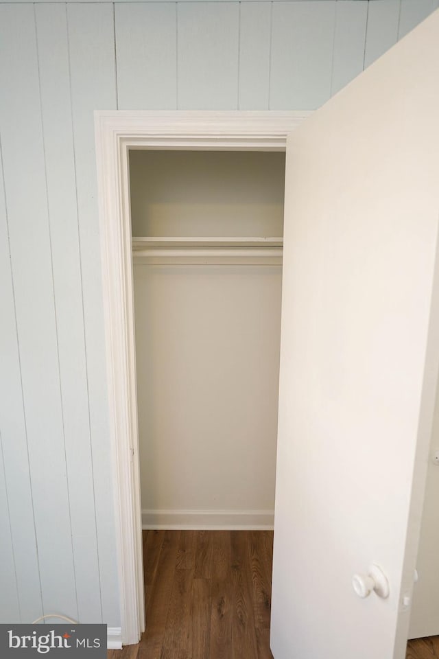 view of closet