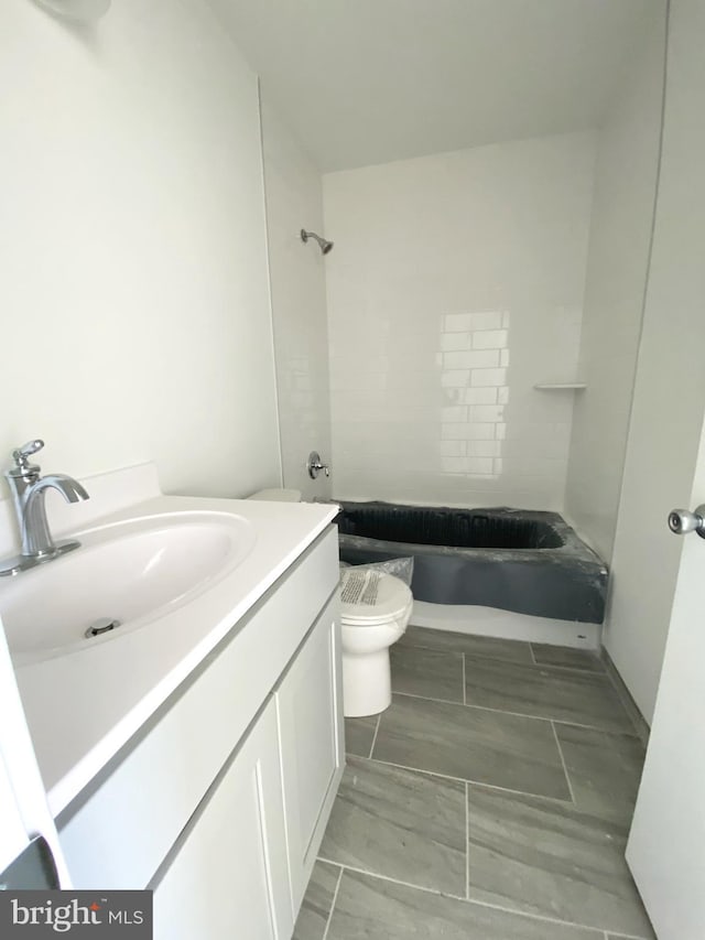 1294 Cooper St Unit C06, Edgewater Park, NJ 08010 - full bathroom with vanity, toilet, and bathing tub / shower combination