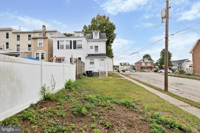 view of rear view of property