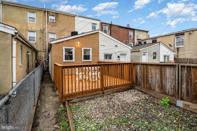 view of rear view of property