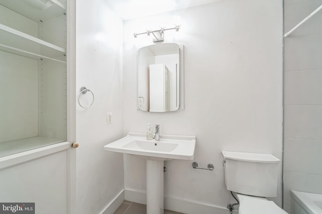 bathroom with toilet