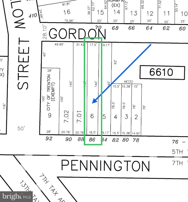 86 Pennington Ave, Trenton NJ, 08618 land for sale