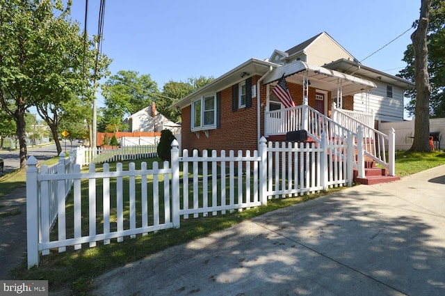 view of front of home