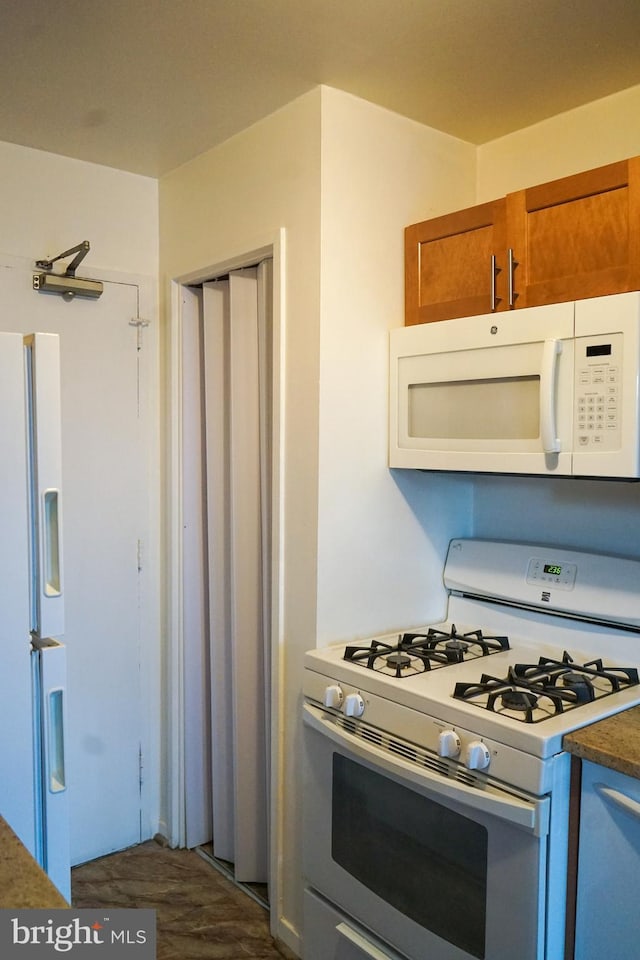 kitchen with white appliances