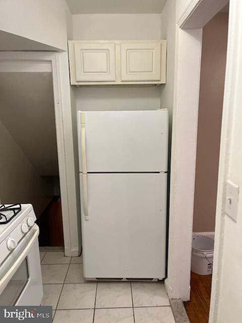 kitchen featuring white appliances