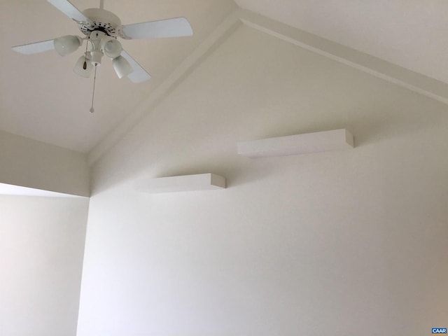 room details with ceiling fan