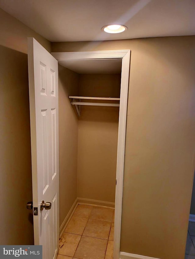 view of closet