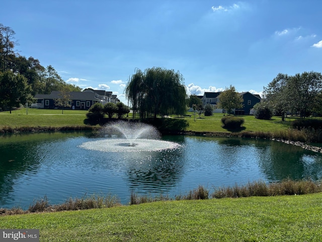 view of water feature