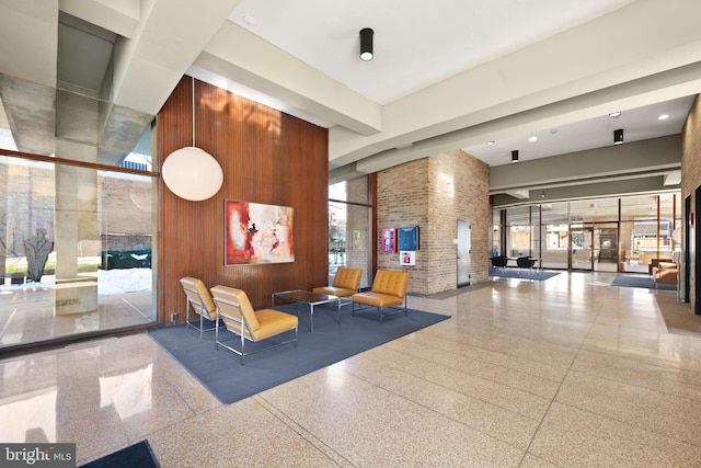 view of community lobby