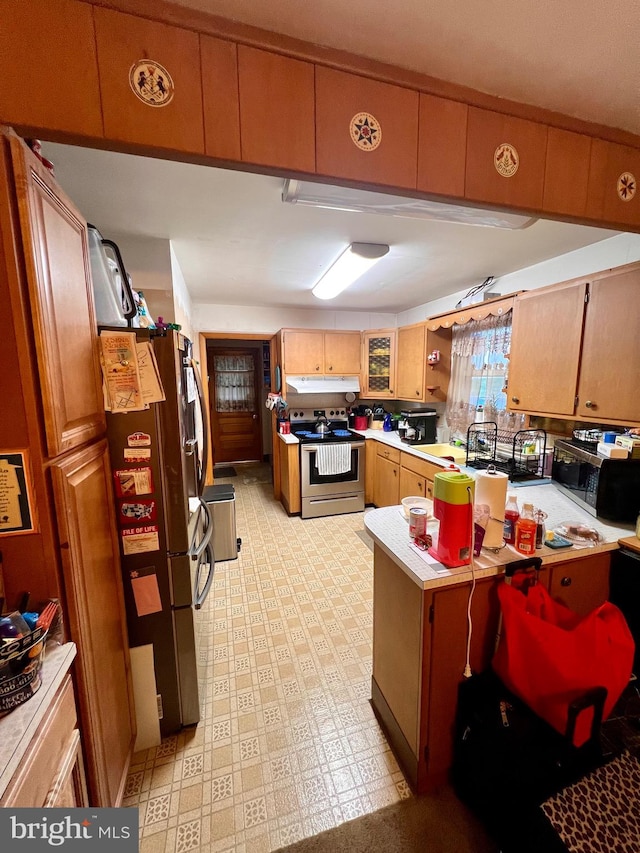 kitchen featuring stainless steel appliances