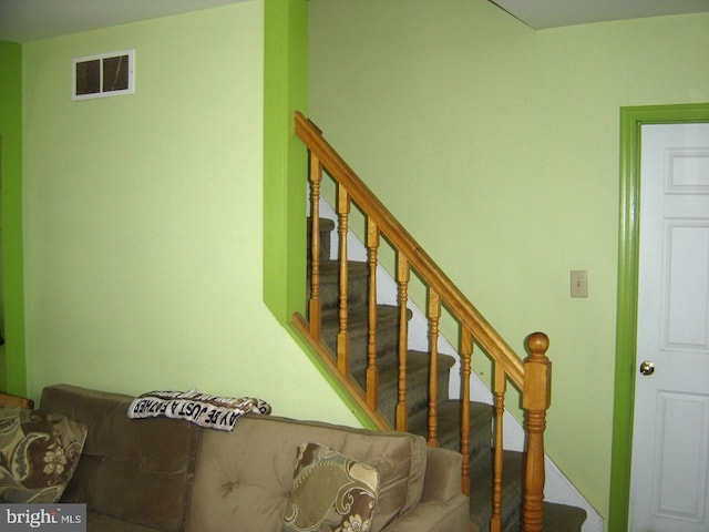 view of stairs