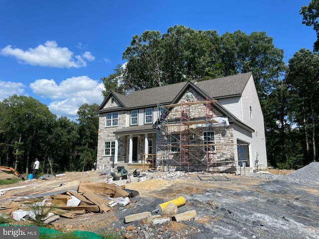 view of craftsman inspired home