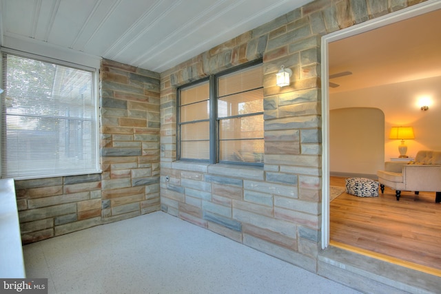 interior space featuring wood-type flooring