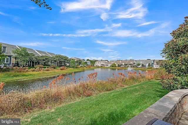 property view of water