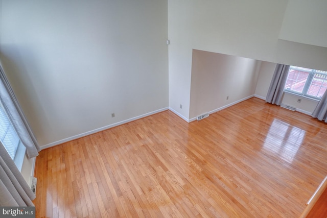 interior space featuring light hardwood / wood-style flooring