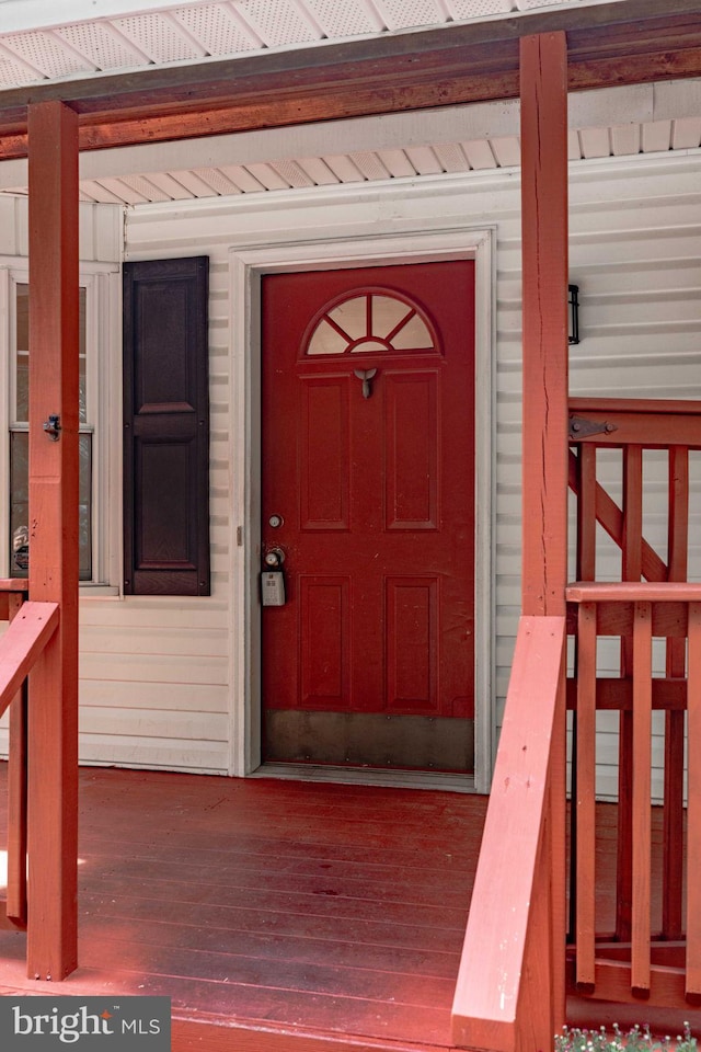 view of entrance to property