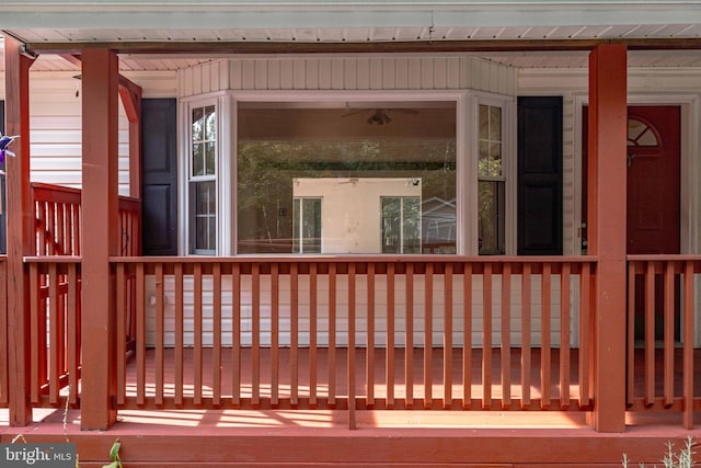 view of deck