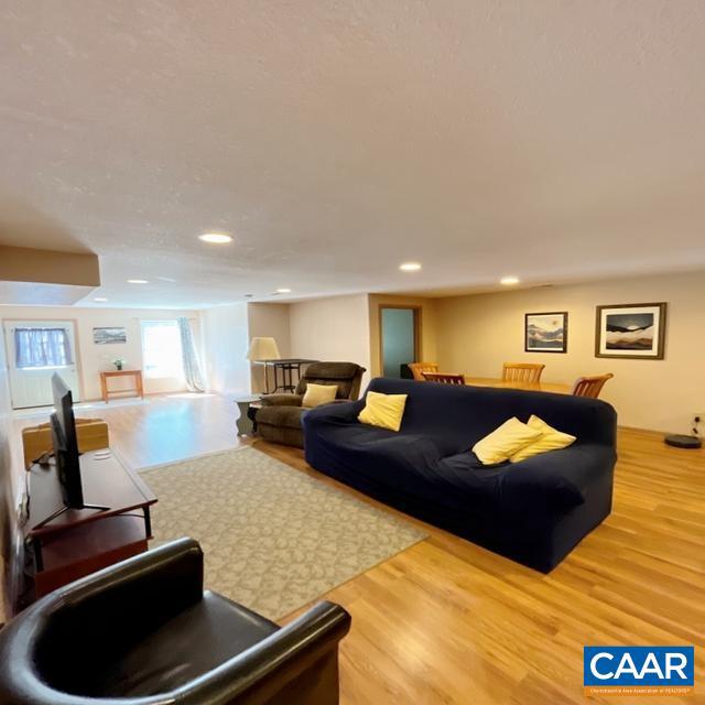 living room featuring hardwood / wood-style floors