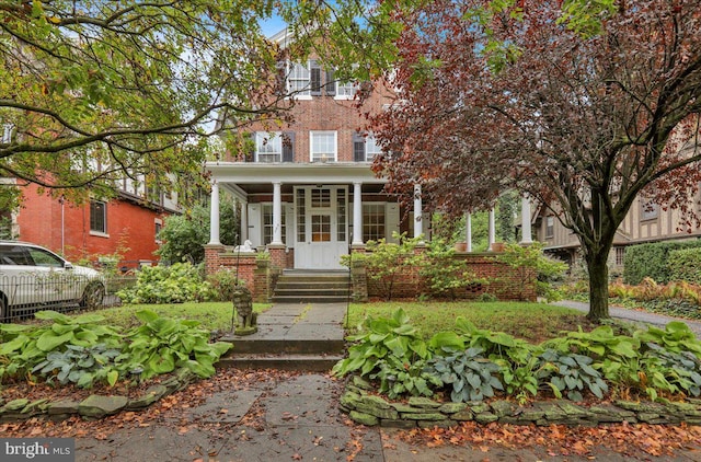 view of front of house with a porch