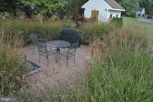 view of patio / terrace with grilling area