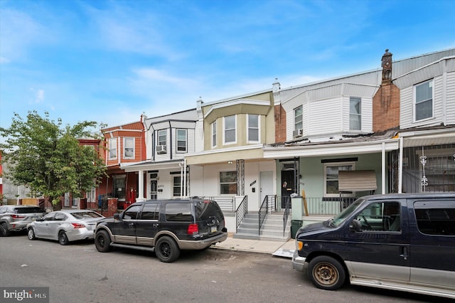 multi unit property with covered porch